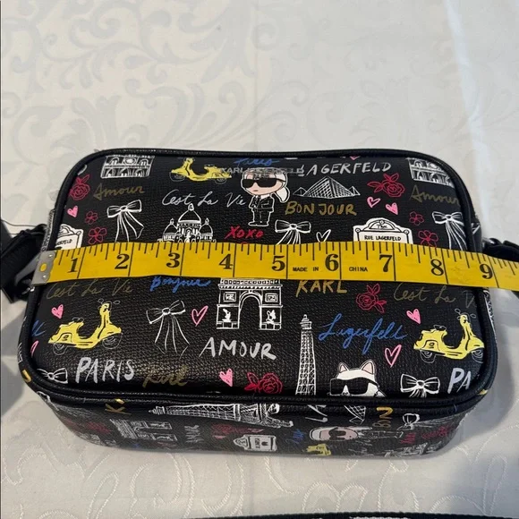 Karl Lagerfeld Multicolor Graphic Crossbody Bag - Picture 9 of 13